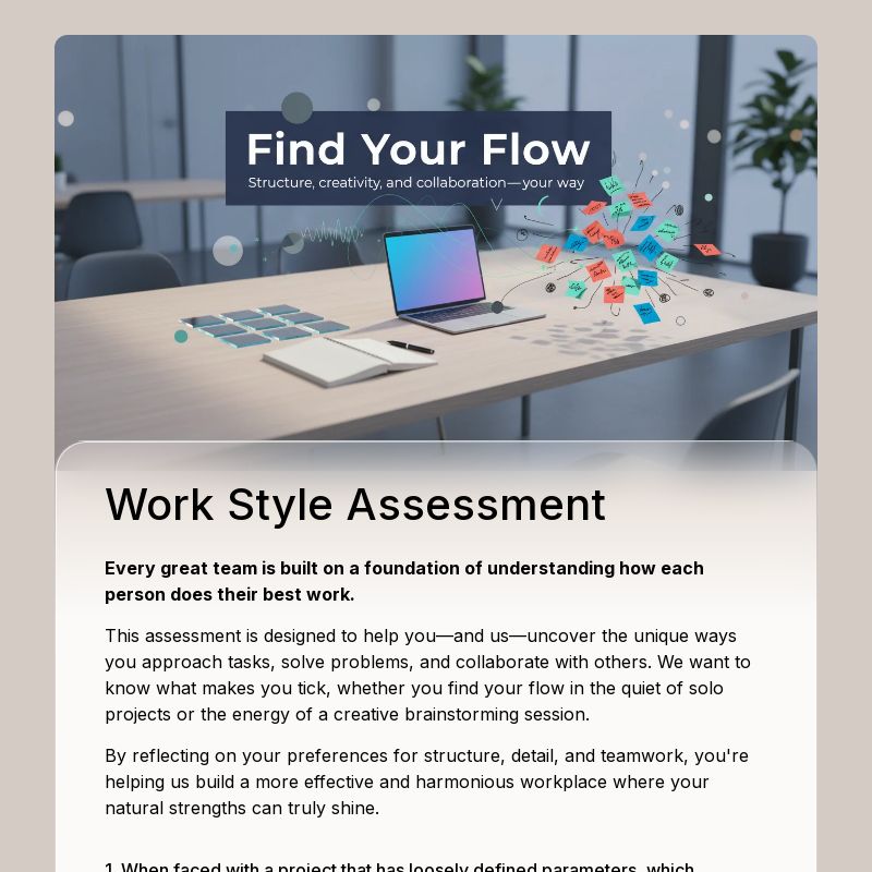 Work Style Assessment