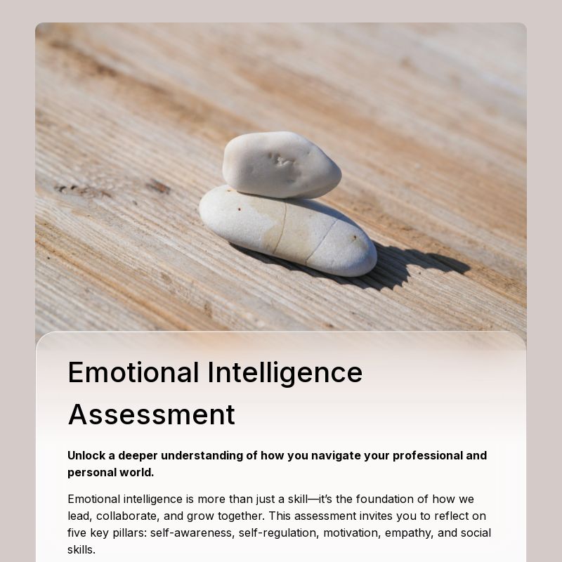 Emotional Intelligence Assessment