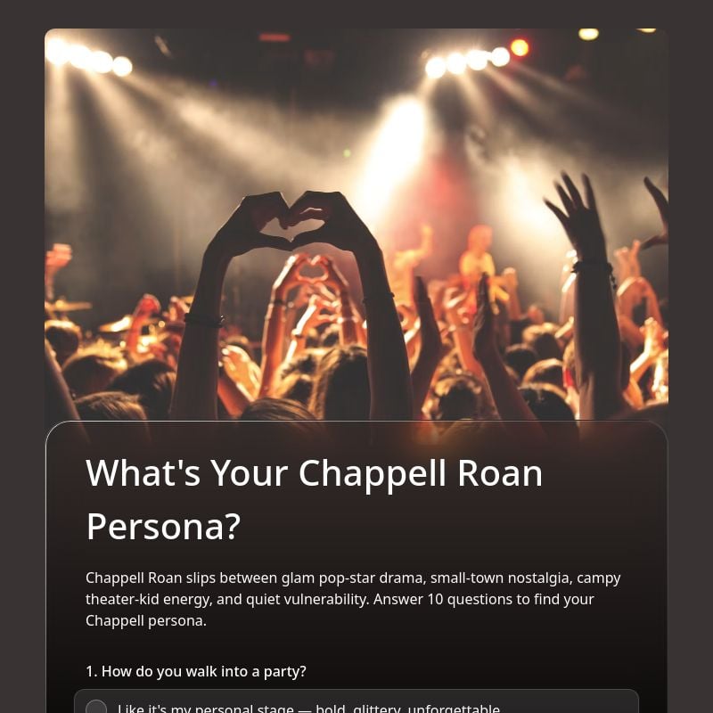 What's Your Chappell Roan Persona? template preview - FormHug