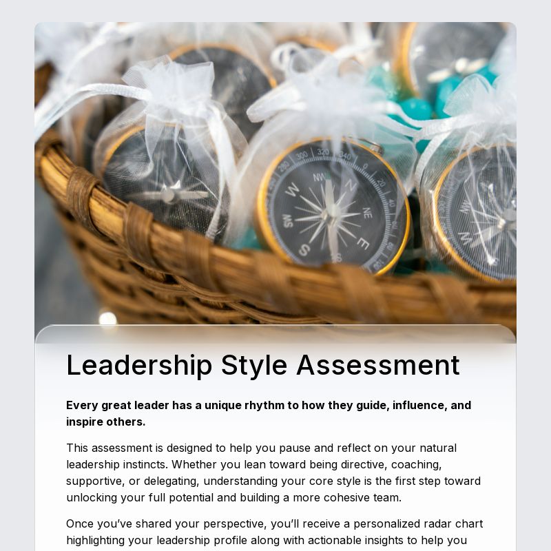 Leadership Style Assessment