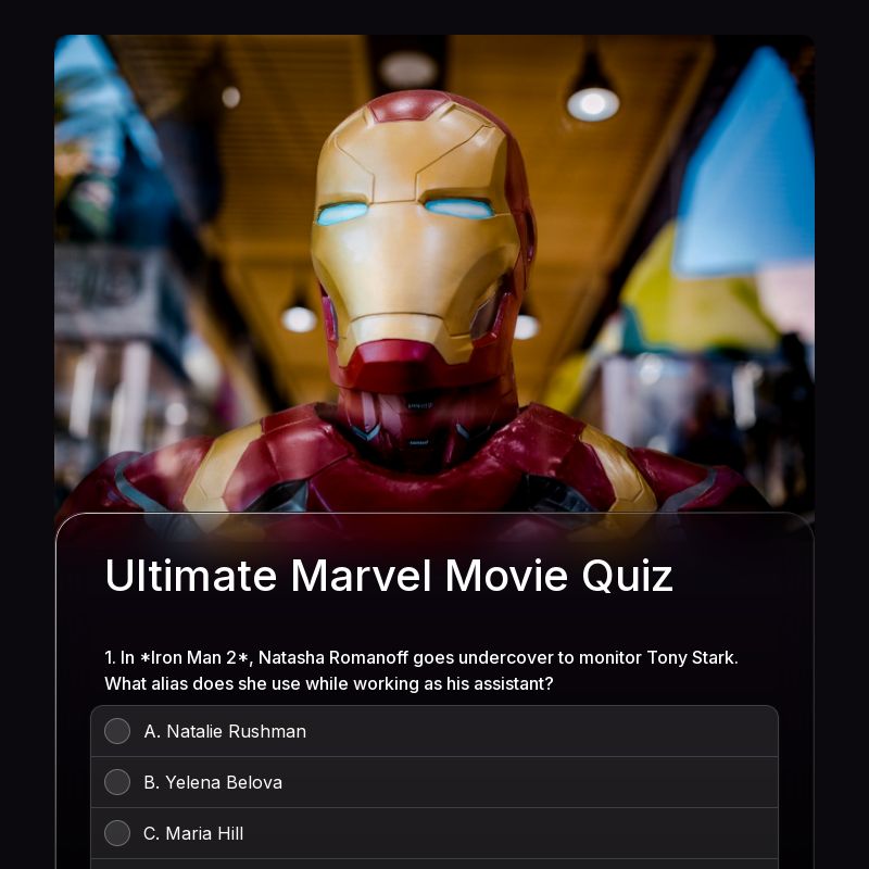 Marvel Movies Quiz