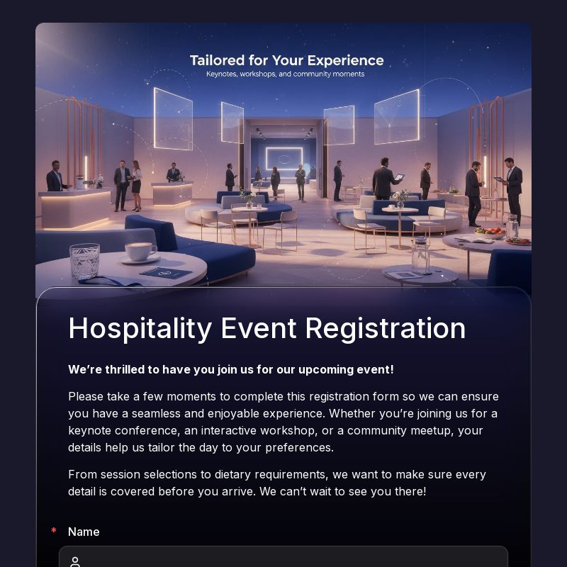 Event Registration Form
