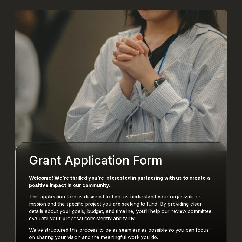 Grant Application Form