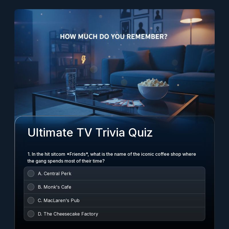 TV Shows Trivia Quiz