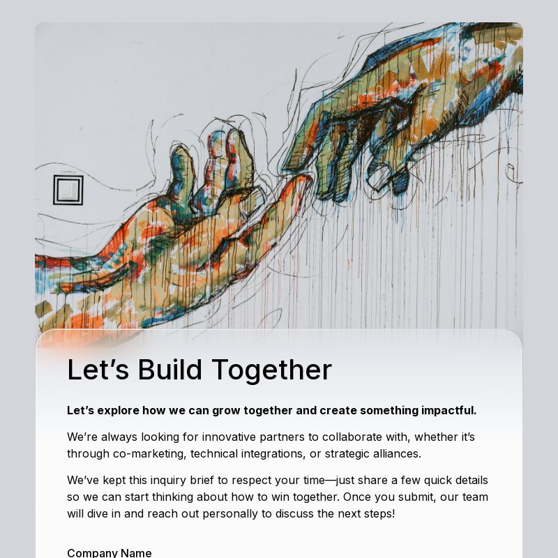 Partnership Inquiry Form
