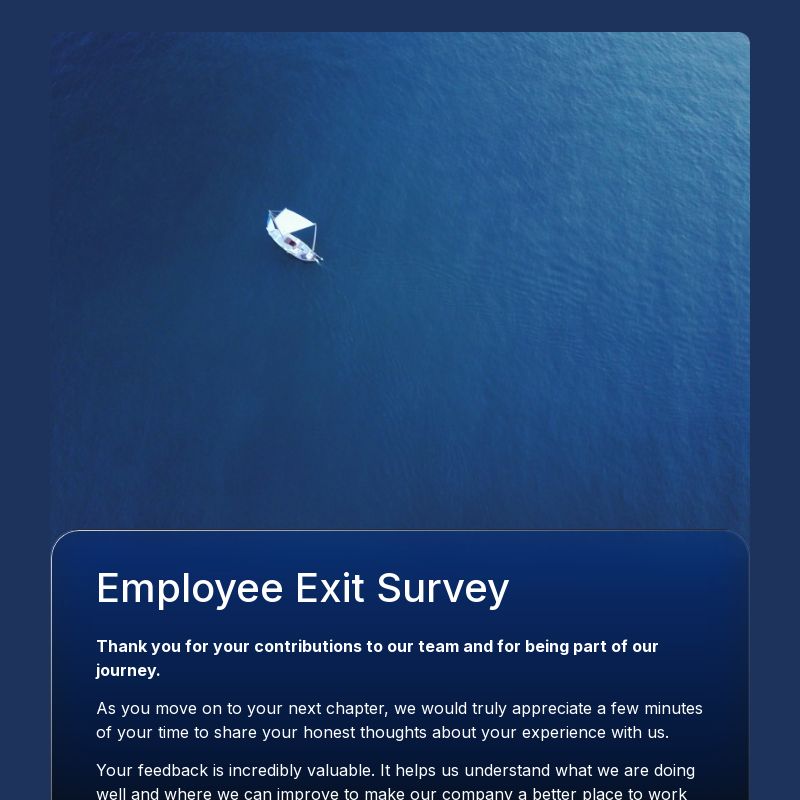 Exit Survey