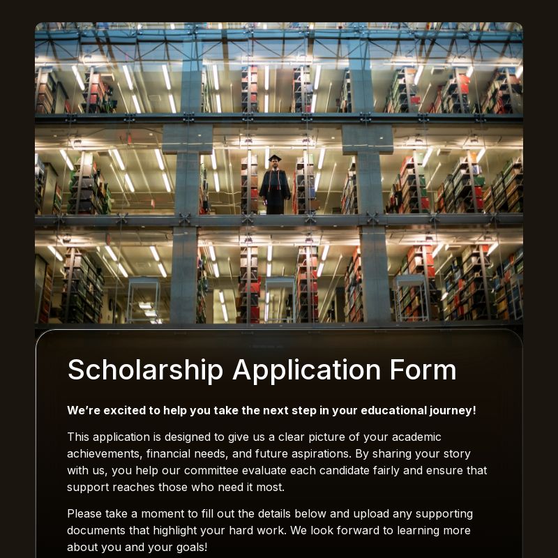 Scholarship Form