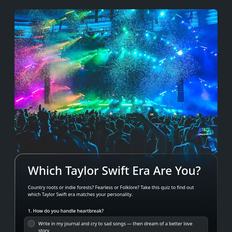 Which Taylor Swift Era Are You?