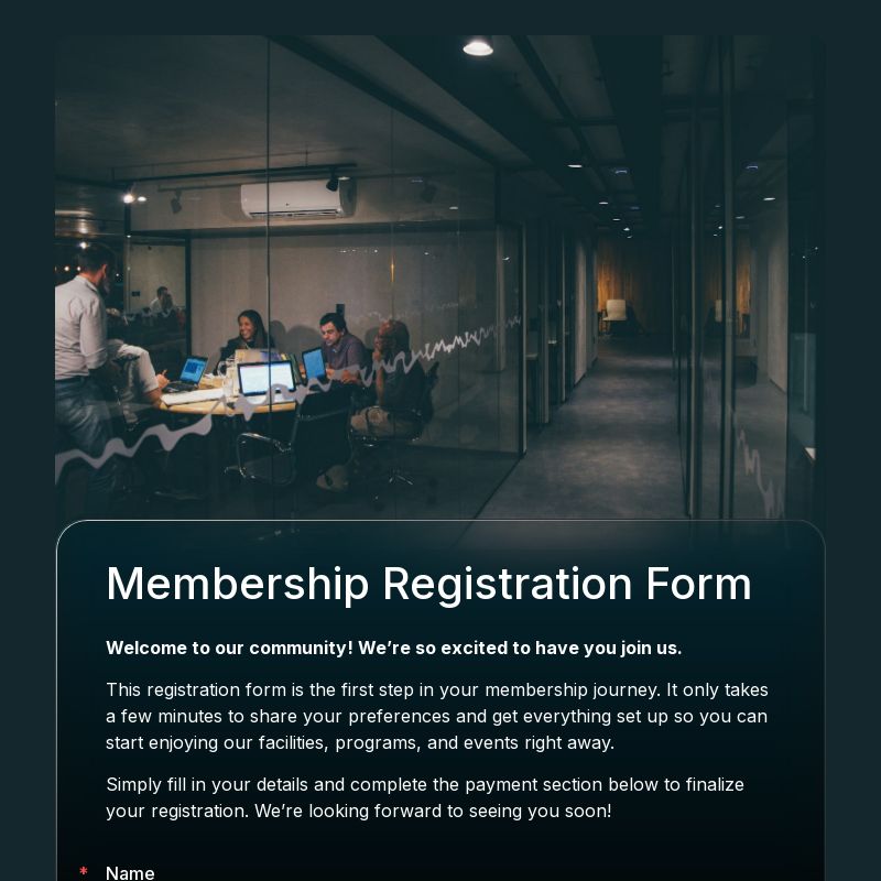 Membership Registration Form