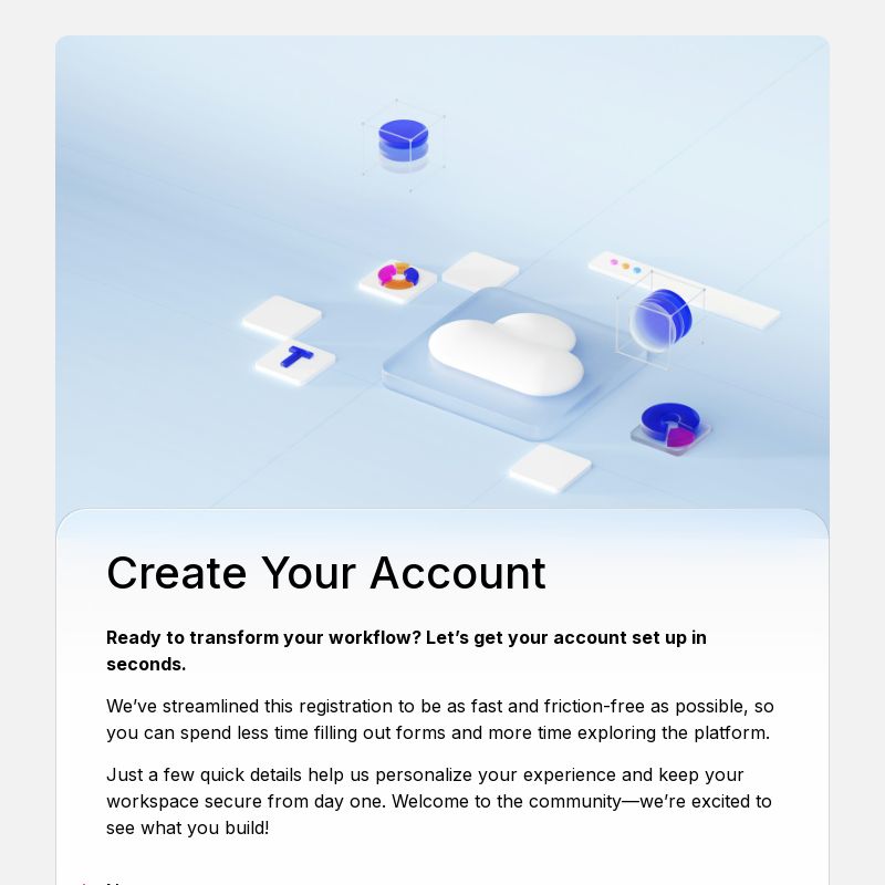 Account Registration Form