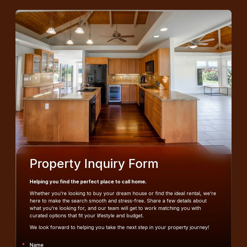 Property Inquiry Form