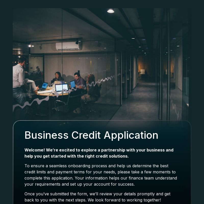 Credit Application Form