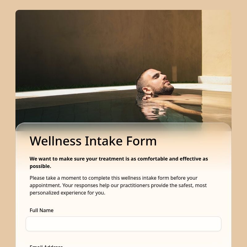 Wellness Intake Form