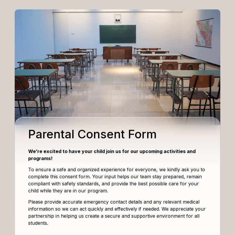 Parent Consent Form