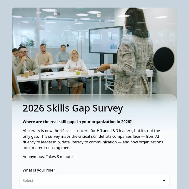 2026 Skills Gap Survey template preview - FormHug