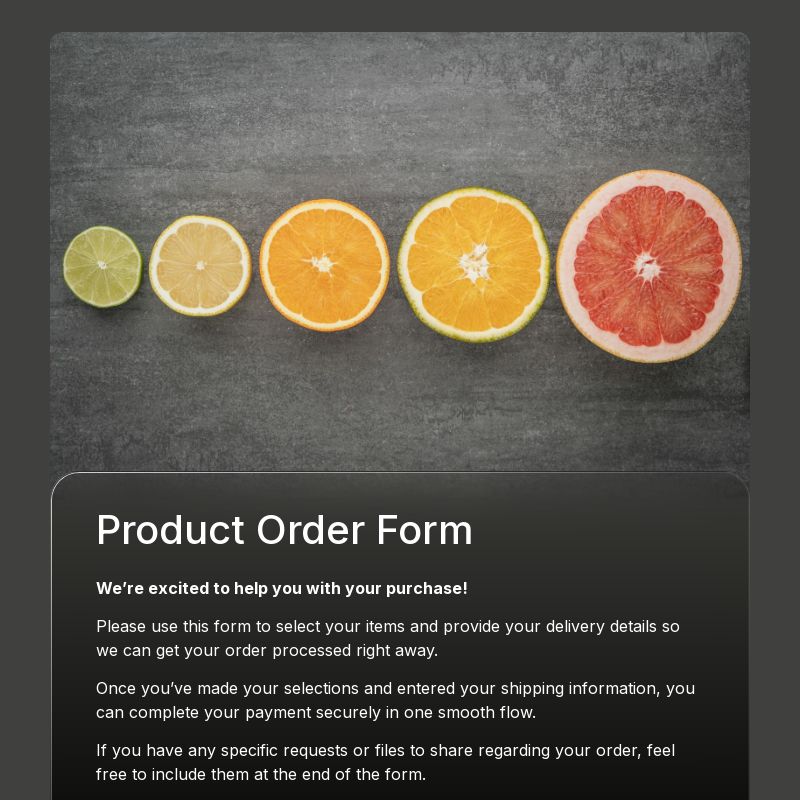 Order Form