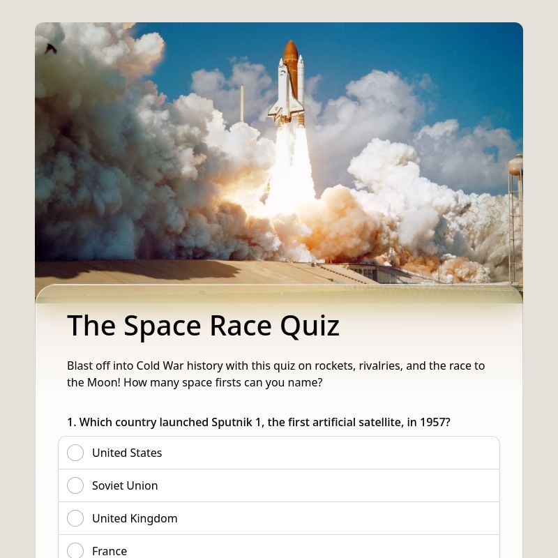 The Space Race Quiz