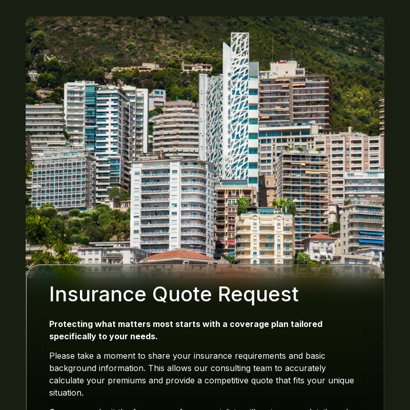Insurance Quote Form