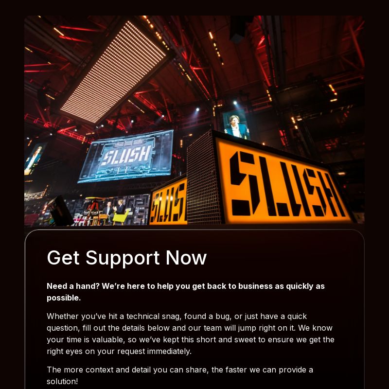 Support Request Form