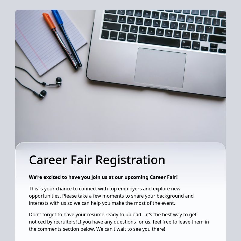 Career Fair Registration