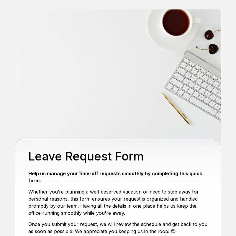 Leave Request Form