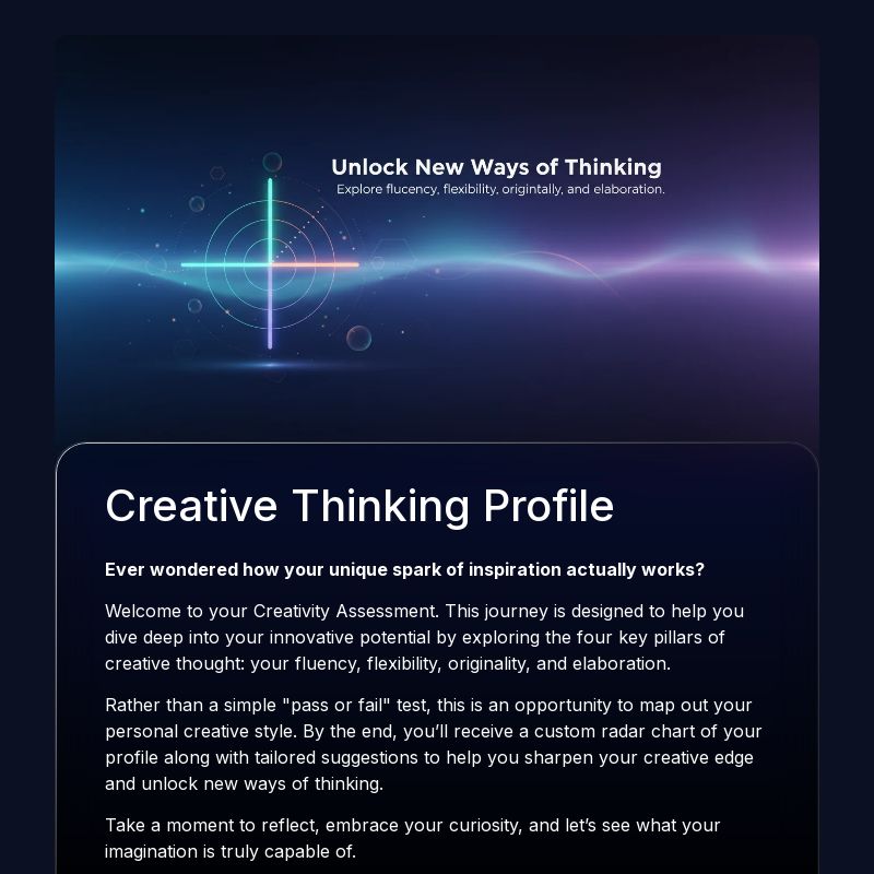 Creativity Assessment