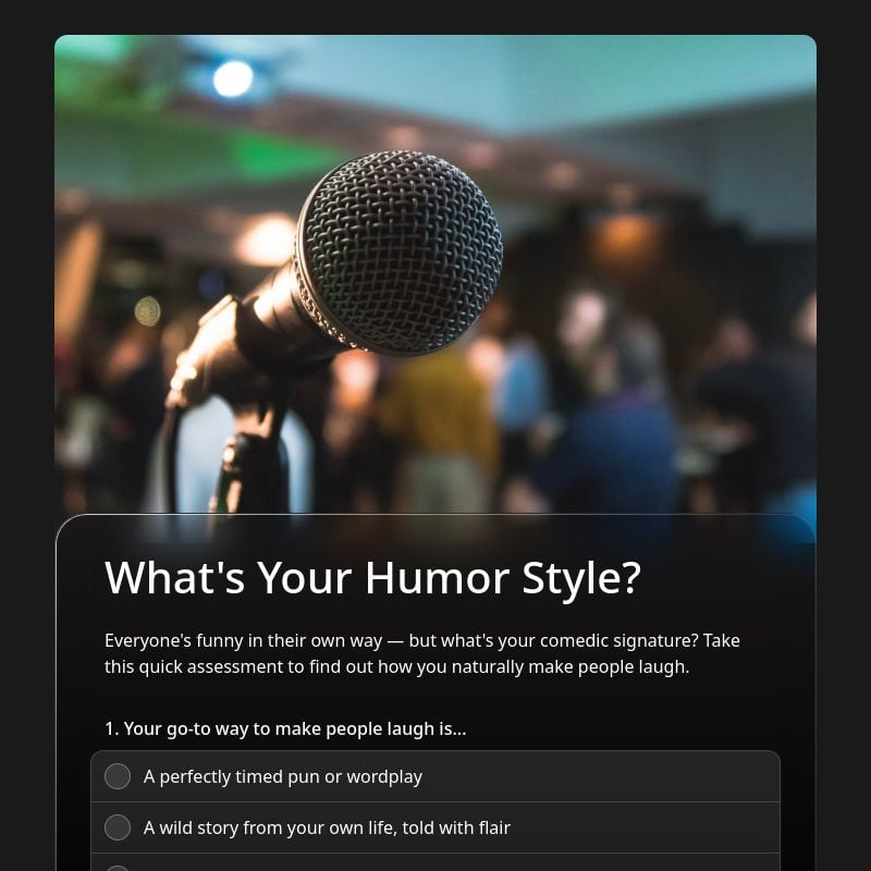 What's Your Humor Style? template preview - FormHug