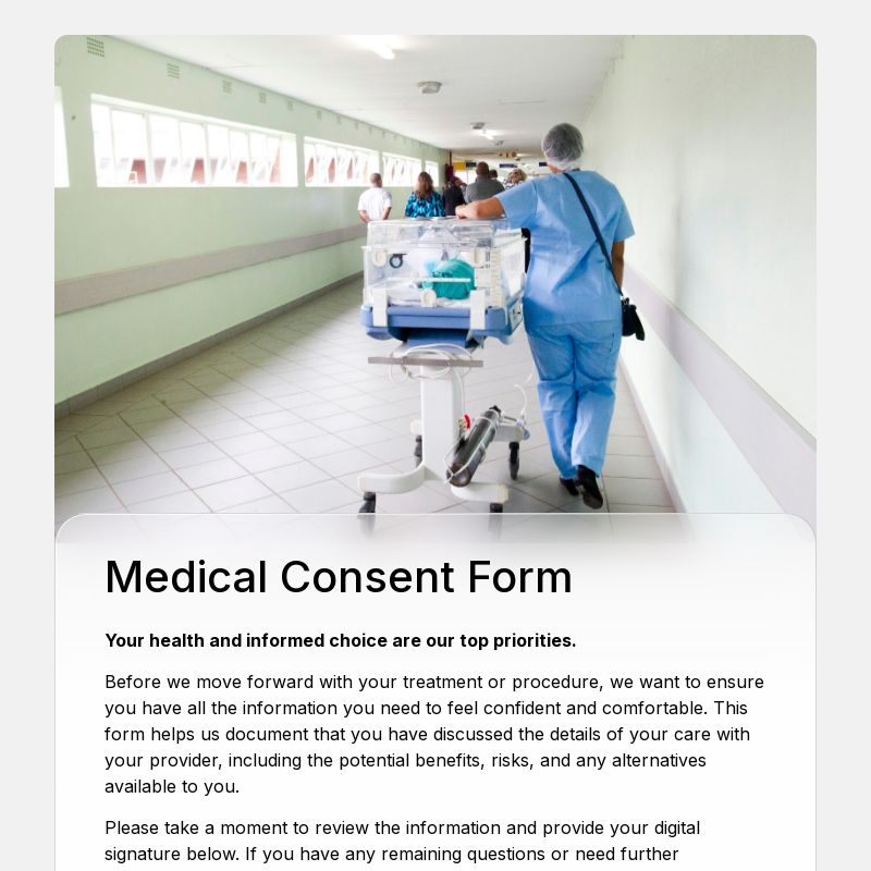 Medical Consent Form