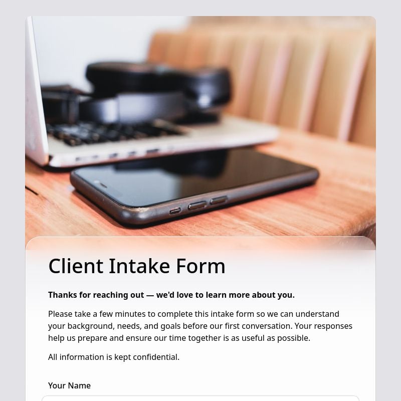 Client Intake Form