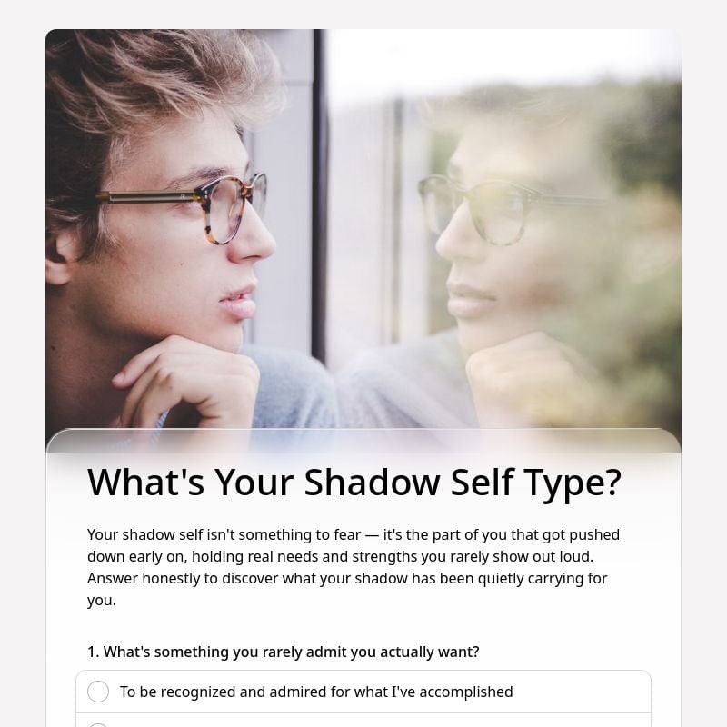 What's Your Shadow Self Type? template preview - FormHug