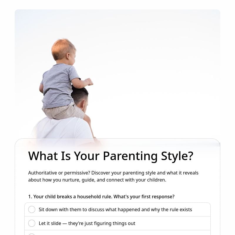 What Is Your Parenting Style? template preview - FormHug